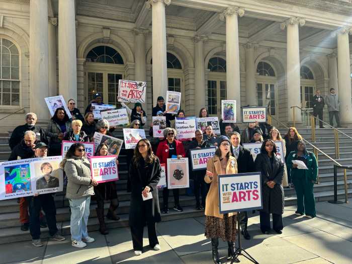 Painting a picture of need: NYC pols, arts advocates rally for transparent arts education funding 2 Arts education advocates plead for more data transparency ahead of Council’s Joint Oversight Hearing on Ensuring Equity and Access in the Arts.