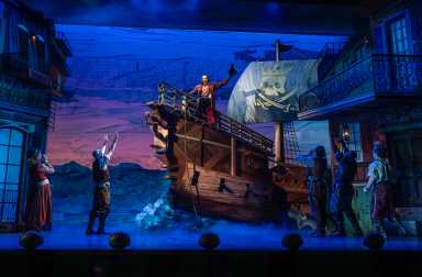 Ramin Karimloo and the company of "Pirates! The Penzance Musical"