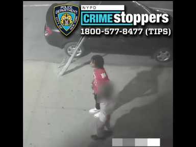 Detectives in the Bronx say the person depicted is responsible for shooting a 28-year-old man in the leg.