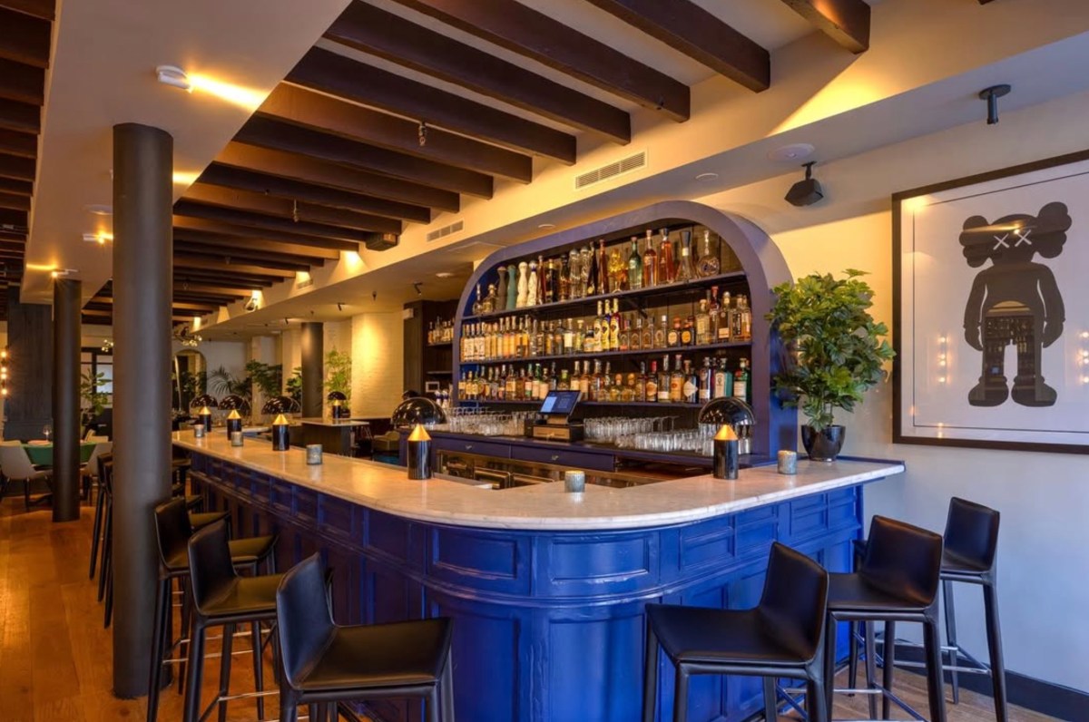 interior of Casa Bond in Noho