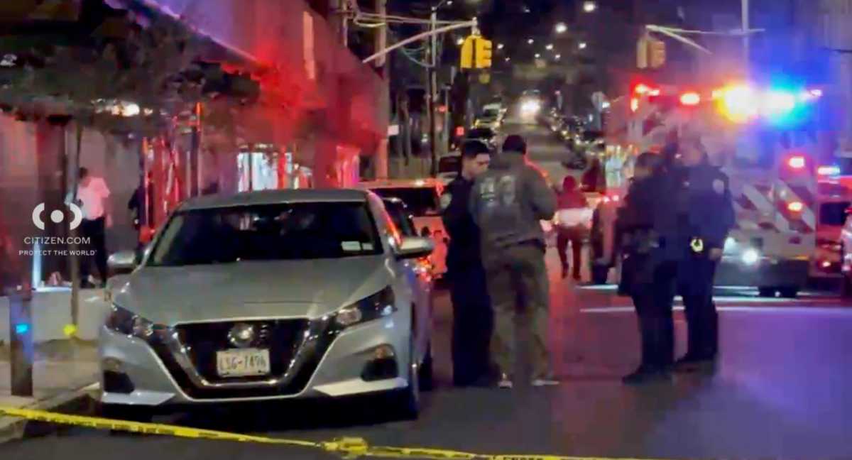 Bronx police at scene where man was shot dead
