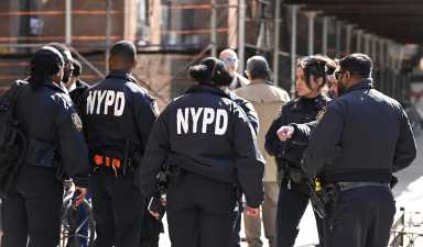 Brooklyn police at crime scene