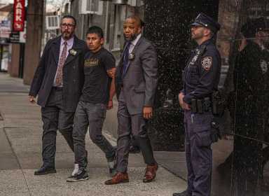 Arrested suspect in Queens rape case