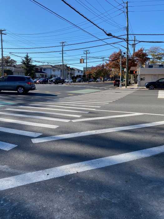 intersection on Staten Island during the day