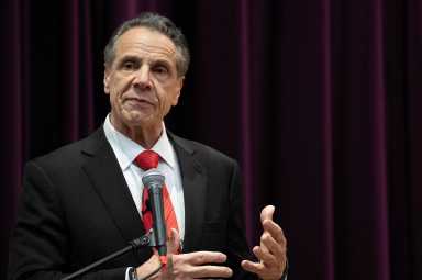 Andrew Cuomo speaking with hands