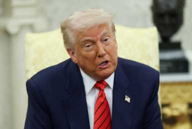 Donald Trump speaks about elections