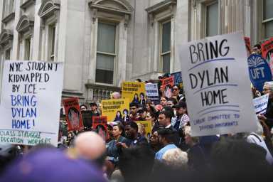 Public officials, advocates rally in the Manhattan for the release of Bronx high school student detained by ICE 31 Elected officials are calling for the release of Dylan Lopez Contreras, a high school student from ICE custody.