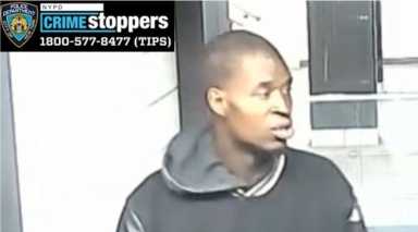 Police released this image of the alleged suspect, wanted for punching an MTA conductor in the face at Grand Central Station on May 22.