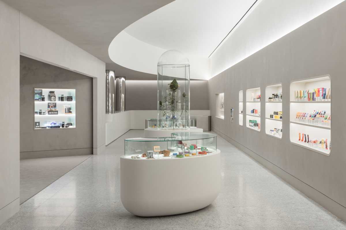 The Travel Agency Soho boasts a sleek design as shown in the interior