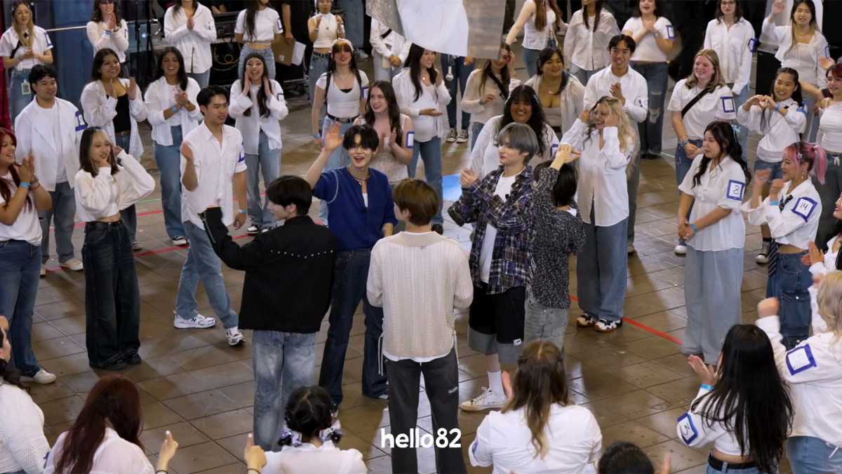 From Coast to Coast, hello82 opens new headquarters in SoHo 4 TXT dance with fans at hello82 LA