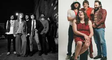 Theophobia (left) and Josephine Network (right) will play at the Parkside Lounge on May 10.