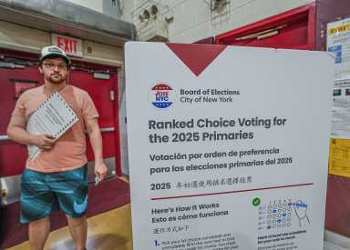 PRIMARY RESULTS: Unofficial tallies of how New Yorkers voted in key races 32 Primary voter on Upper East Side