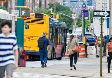 MTA expands service on 14 local bus routes starting June 29 26 new yorkers run to catch the MTA bus