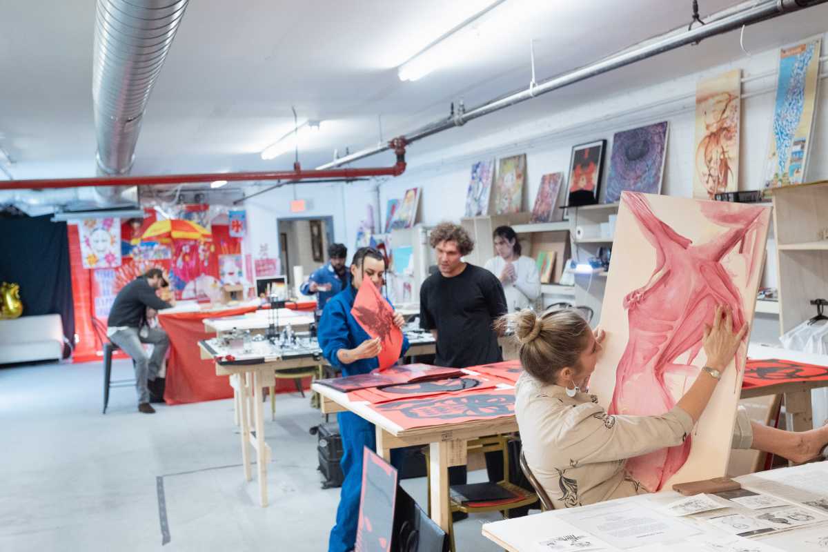 Lower East Side's Time To Be Happy Gallery invites public in to see artists at work 2