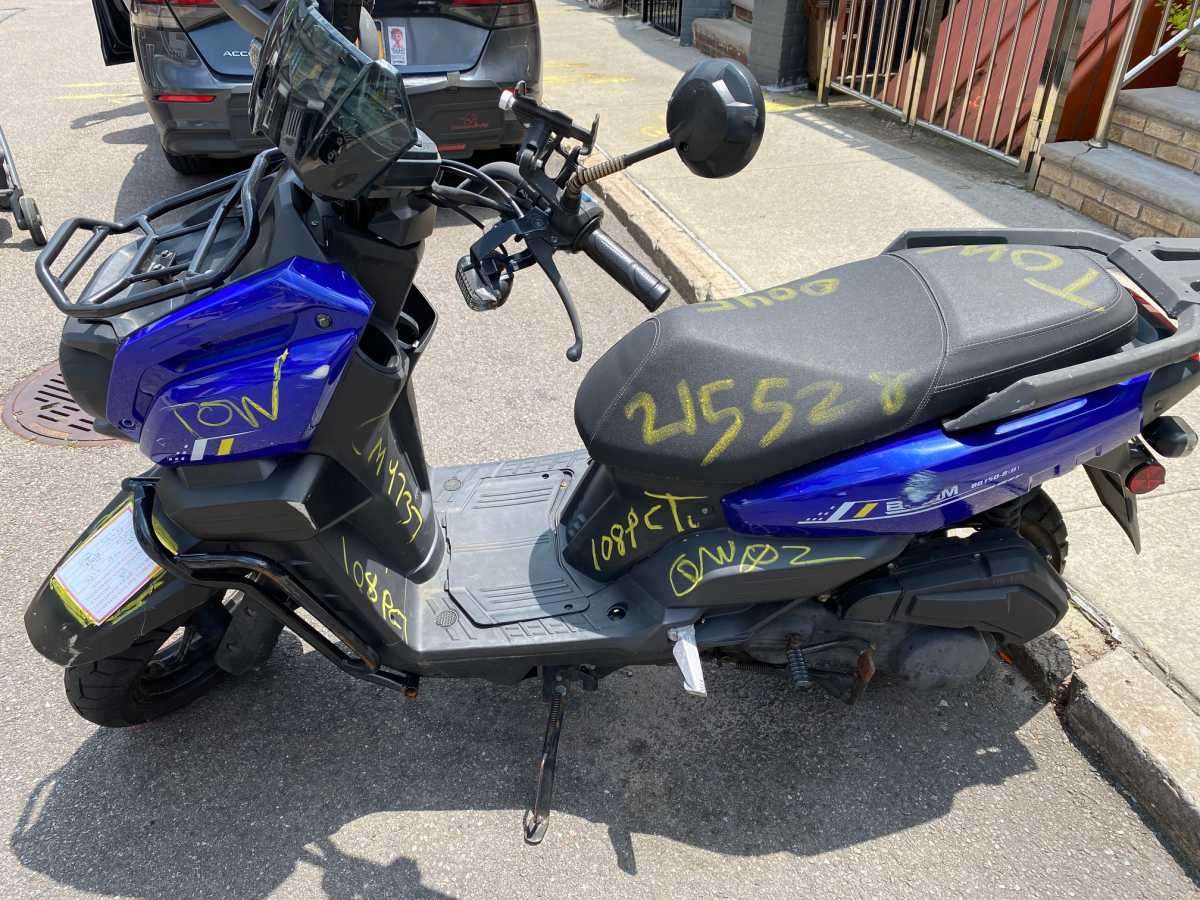 one many unregistered mopeds on NYC streets