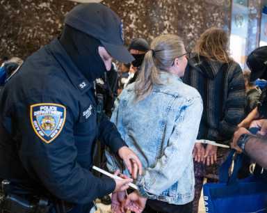 Protesters at Trump Tower arrested following demonstration over ICE raids