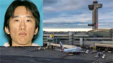 Daniel Park, 32, is seen in an image released by the FBI. Park was arrested at JFK Airport after being deported from Poland and is accused of supplying explosive materials used in last month’s deadly bombing outside a fertility clinic in Palm Springs, California.