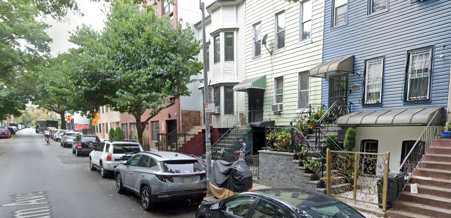 The scene of the shooting at 1233 Putnam Ave. in Bushwick, Brooklyn, where a 39-year-old man was killed and another injured on June 2.