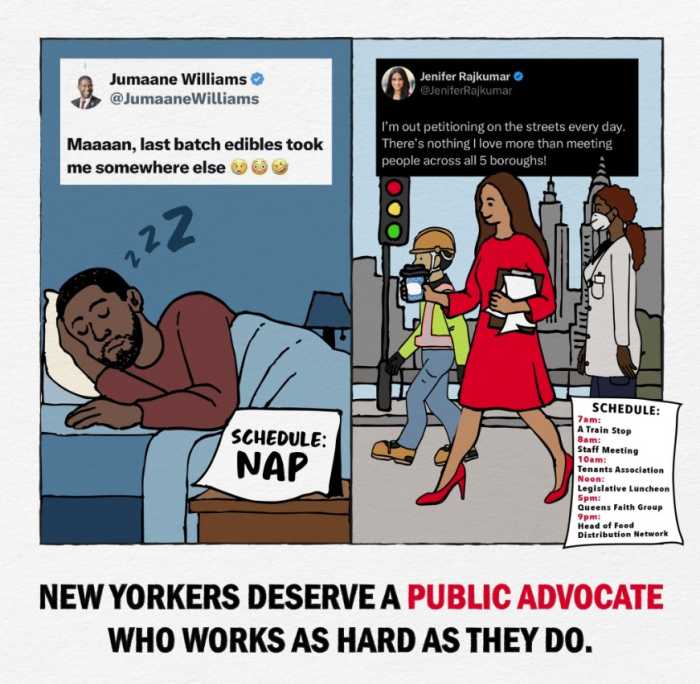 Williams, Rajkumar trade blows over misconduct allegations, Mayor Adams ties in heated Public Advocate debate 2