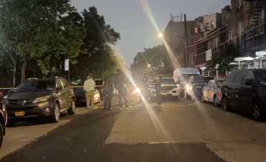 Bronx shooting suspect still at large for gunning down man near home 43 Police at scene of deadly Bronx shooting