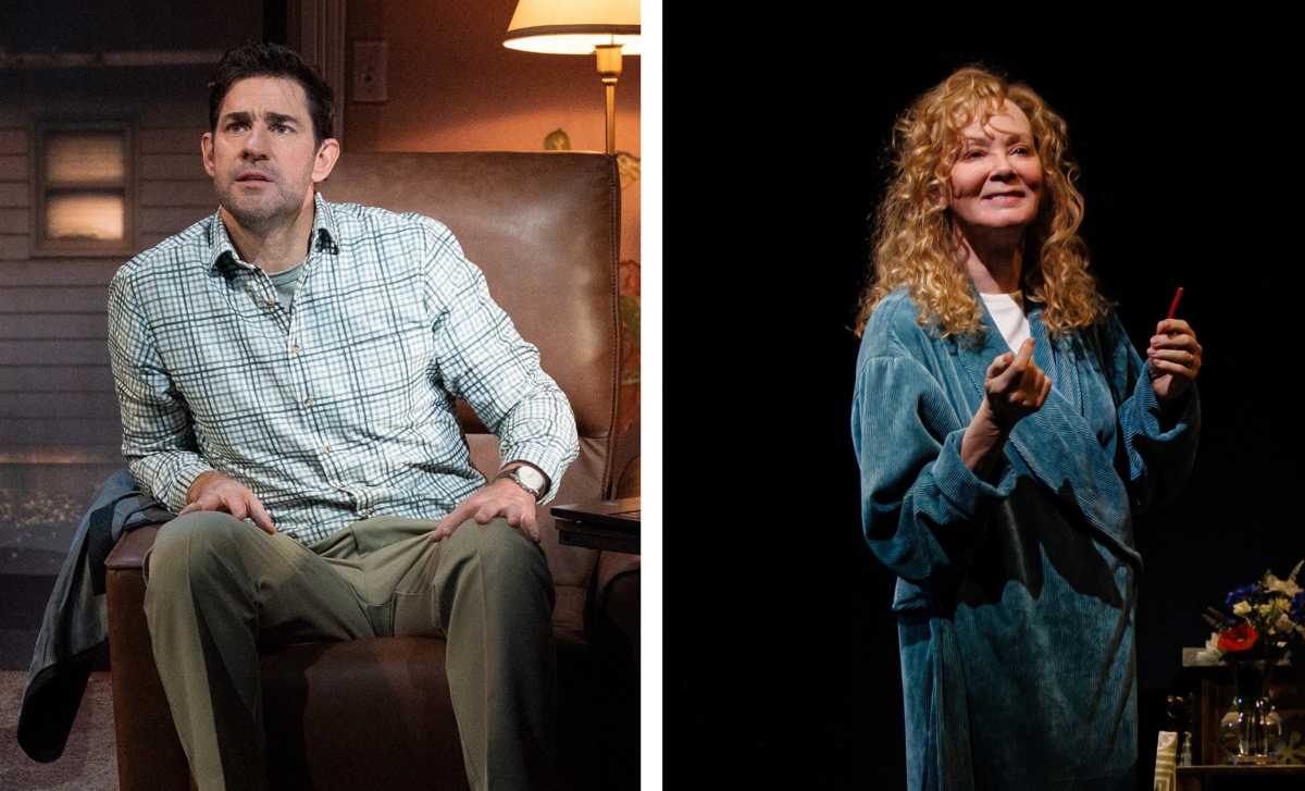 John Krasinski and Jean Smart on Broadway in "Angry Alan" and "Call Me Izzy."