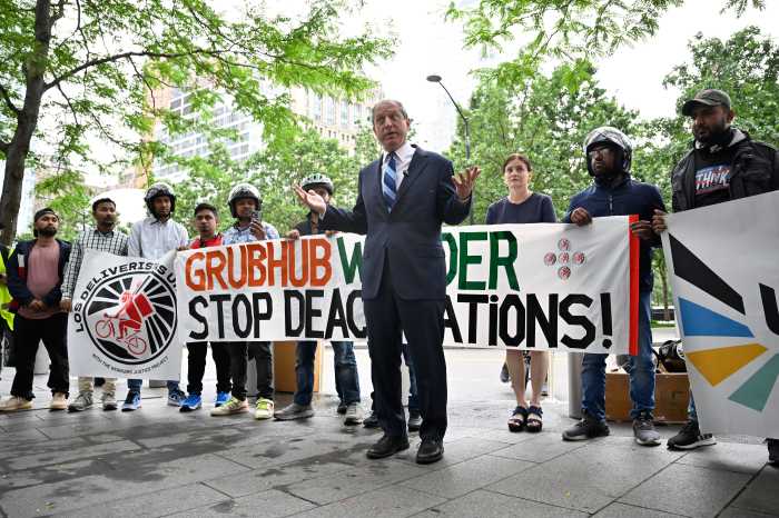 Food fight: Grubhub fires 50 delivery workers, sparking protest in Lower Manhattan 2