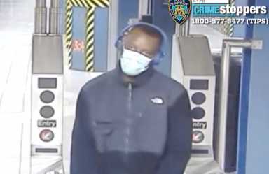 Queens creep sought for early-morning rape attempt on woman near park 31 man with mask on face walking near subway turnstile
