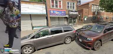 Bronx street with parked cars