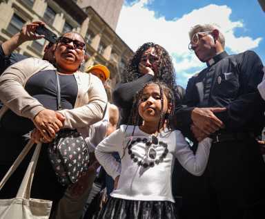 Dozens of masked ICE agents were back in immigration court on Tuesday rapidly vanishing immigrants from their legally mandated court hearings and leaving devastated families in their wake.