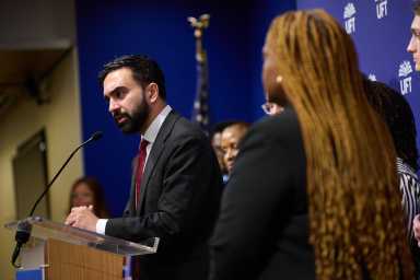 Democratic mayoral nominee Zohran Mamdani.