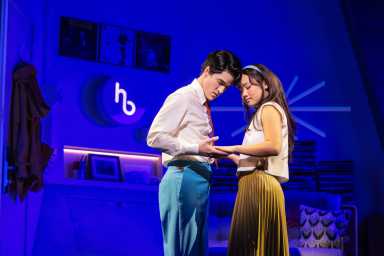 Darren Criss and Helen J. Shen in Maybe Happy Ending