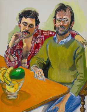 "Geoffrey Hendricks and Brian" by Alice Neel