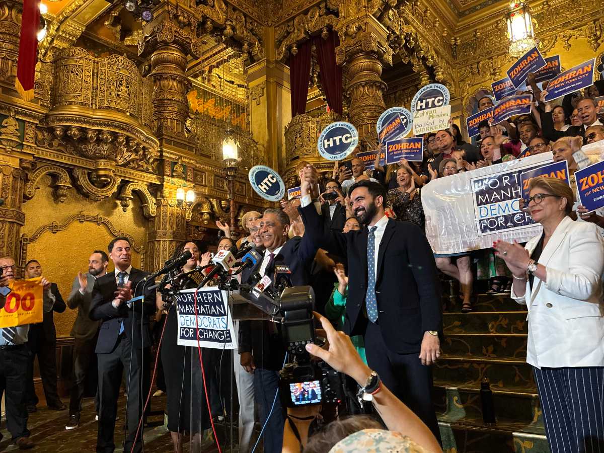 NYC Mayor's Race: Rep. Espaillat urges Democrats to coalesce around nominee Zohran Mamdani 1 US Rep. Adriano Espaillat urged the Democratic establishment to rally behind the party's mayoral nominee Zohran Mamdani after endorsing him. Thursday, July 10, 2025.