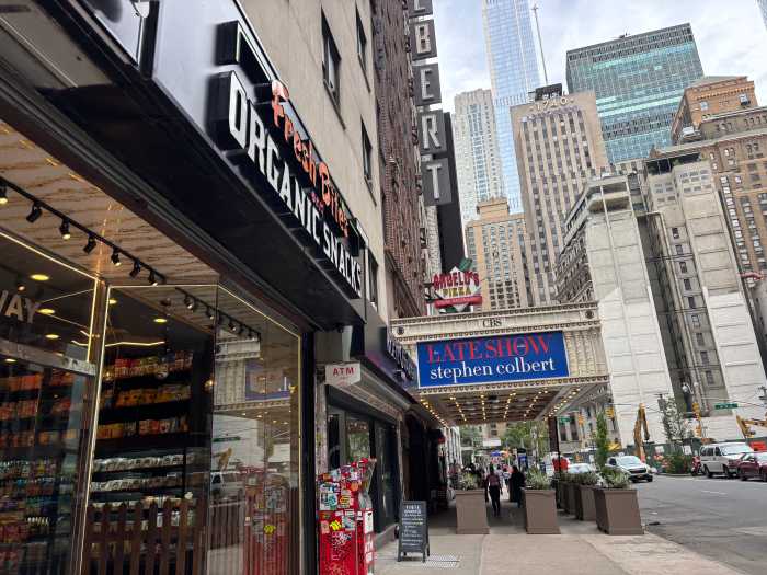 'Late Show' lament: For Midtown businesses, Stephen Colbert cancellation marks the end of an era 10 A convenience store next to the Ed Sullivan Theater.