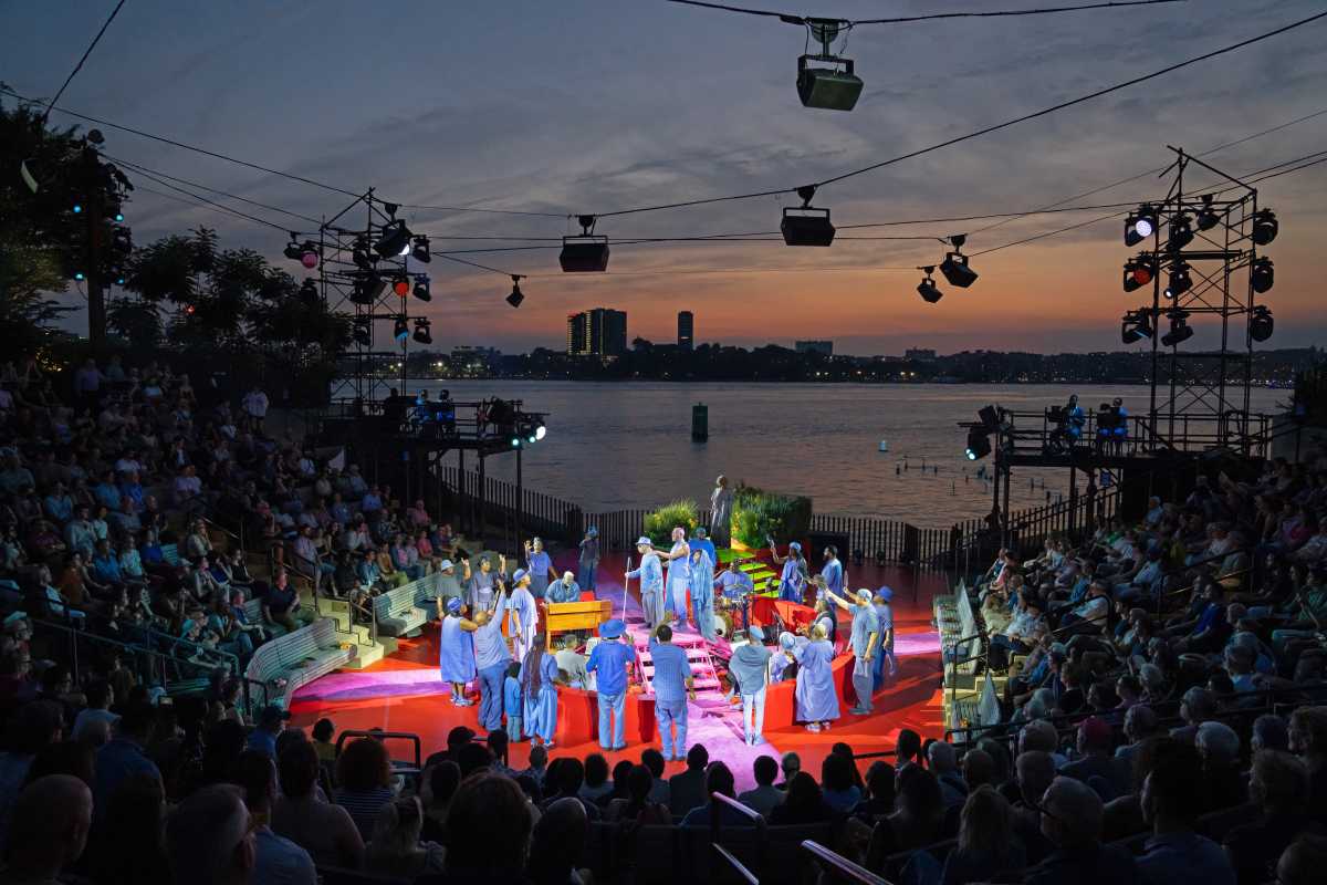 The cast of "The Gospel at Colonus."