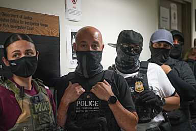 A handful of elected officials touted the MELT ICE bill on Wednesday, which would force Feds to unmask; however, its implementation inside immigration court remains murky.