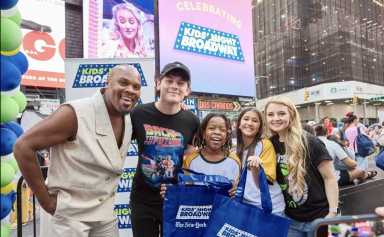 Kids’ Night on Broadway returns this August to New York City 14 people enjoying Broadway Kids' Night