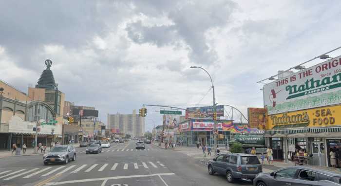 A view of Stillwell and Surf avenues in Brooklyn’s Coney Island. Police are investigating an alleged attempted abduction of a 6-year-old boy at the intersection on July 6