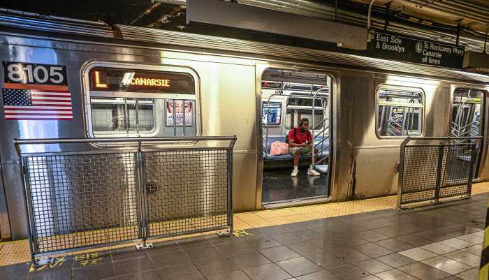 Subway safety upgrade: These 56 NYC stations now have platform barriers installed - with more on the way 4 a NYC train with its doors open in a station