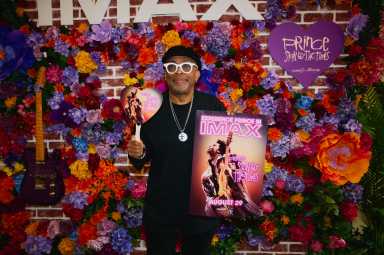 'Sign O’ The Times,' louder: A purple night in IMAX and after dark for Prince 8 Spike Lee on the red carpet at the IMAX screening of the remastered "Sign O'The Times" featuring Prince.