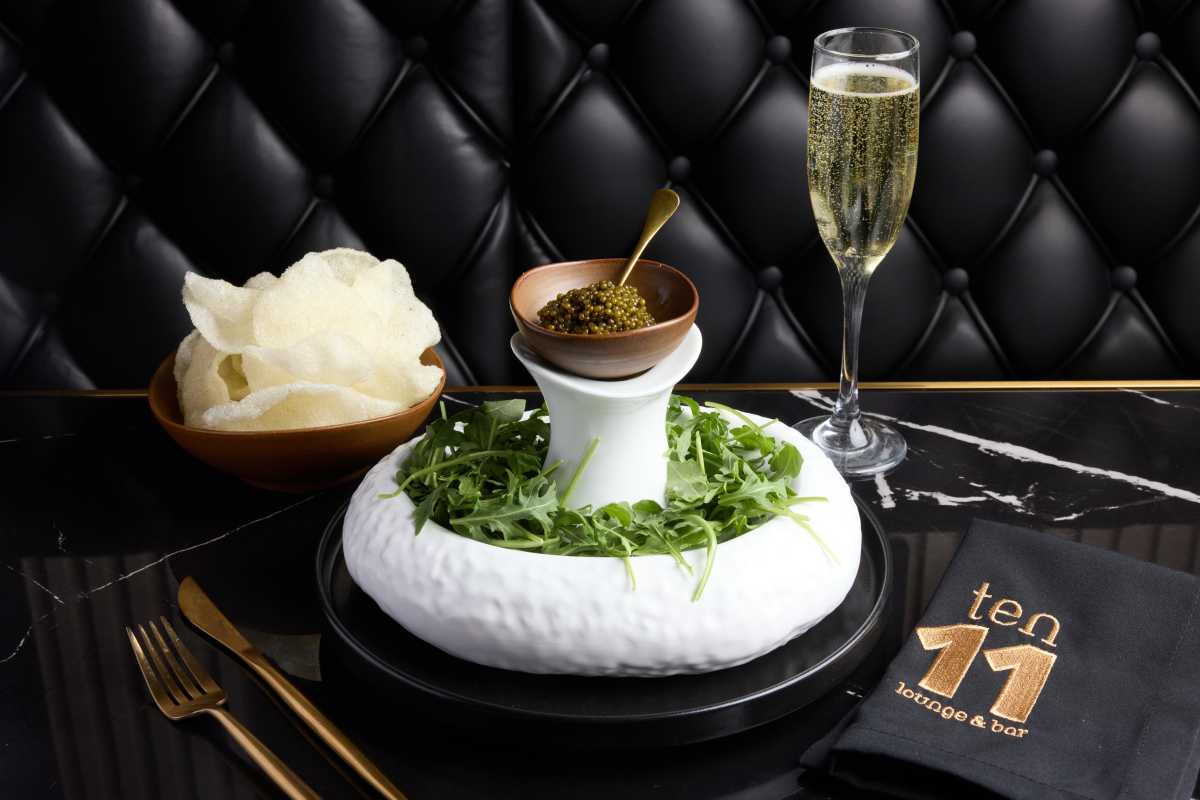 caviar from Ten11 Lounge & Bar