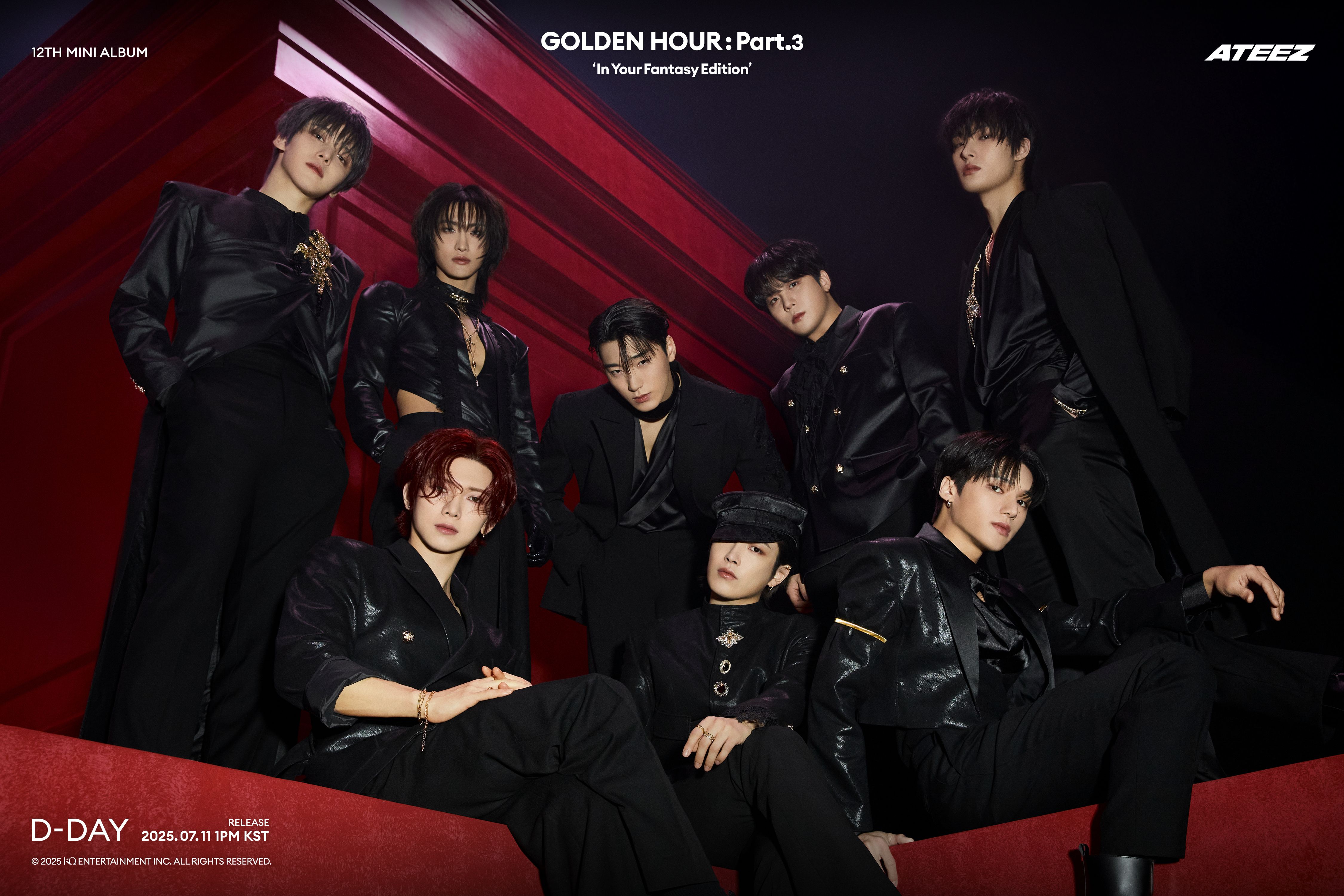 [ATEEZ] GOLDEN HOUR Part.3 IYF Edition poster.