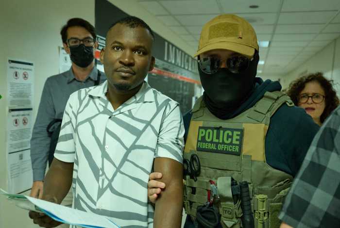 ICE in Courts: Reverend joins protest after congregant detained inside Federal Plaza 5