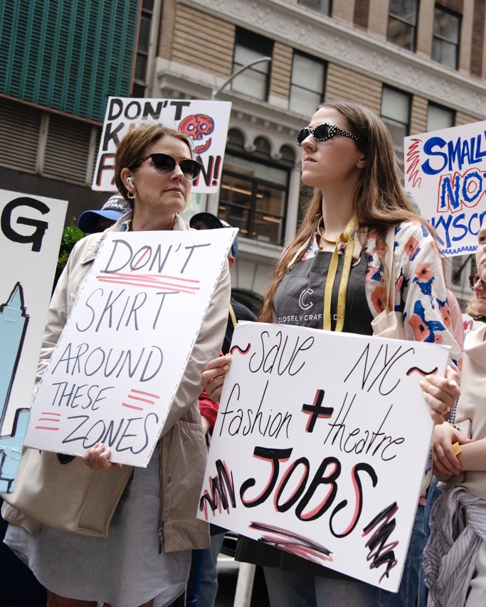 Garment District small businesses, unions fight against Midtown South rezoning plan 3 Groups rallied against the rezoning plan for Midtown South.