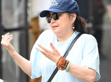 ‘This was no payoff’: Mayor Adams campaign aide suspended after giving reporter cash in potato chip bag 10 Winnie Greco, a longtime aide to Mayor Eric Adams, attending an Adams campaign press conference on June 26