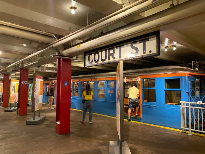 New York Transit Museum adds Chappell Roan's 'The Subway' to its long list of screen credits 3 Inside the Transit Museum’s Court Street station: vintage trains rest on tracks still powered by a live third rail.