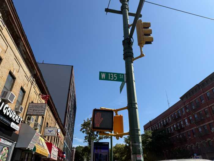 Harlem pays tribute: 135th Street to be renamed in honor of Harry Belafonte 6 135th street street sign in Harlem which willbe renamed for harry belafonte