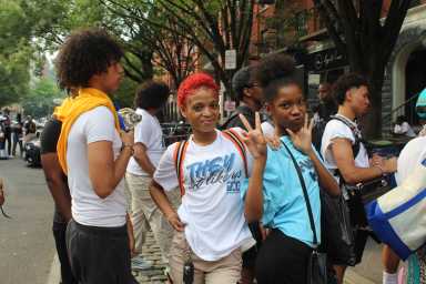 Harlem's 32nd Precinct hosted a huge bash for National Night Out.