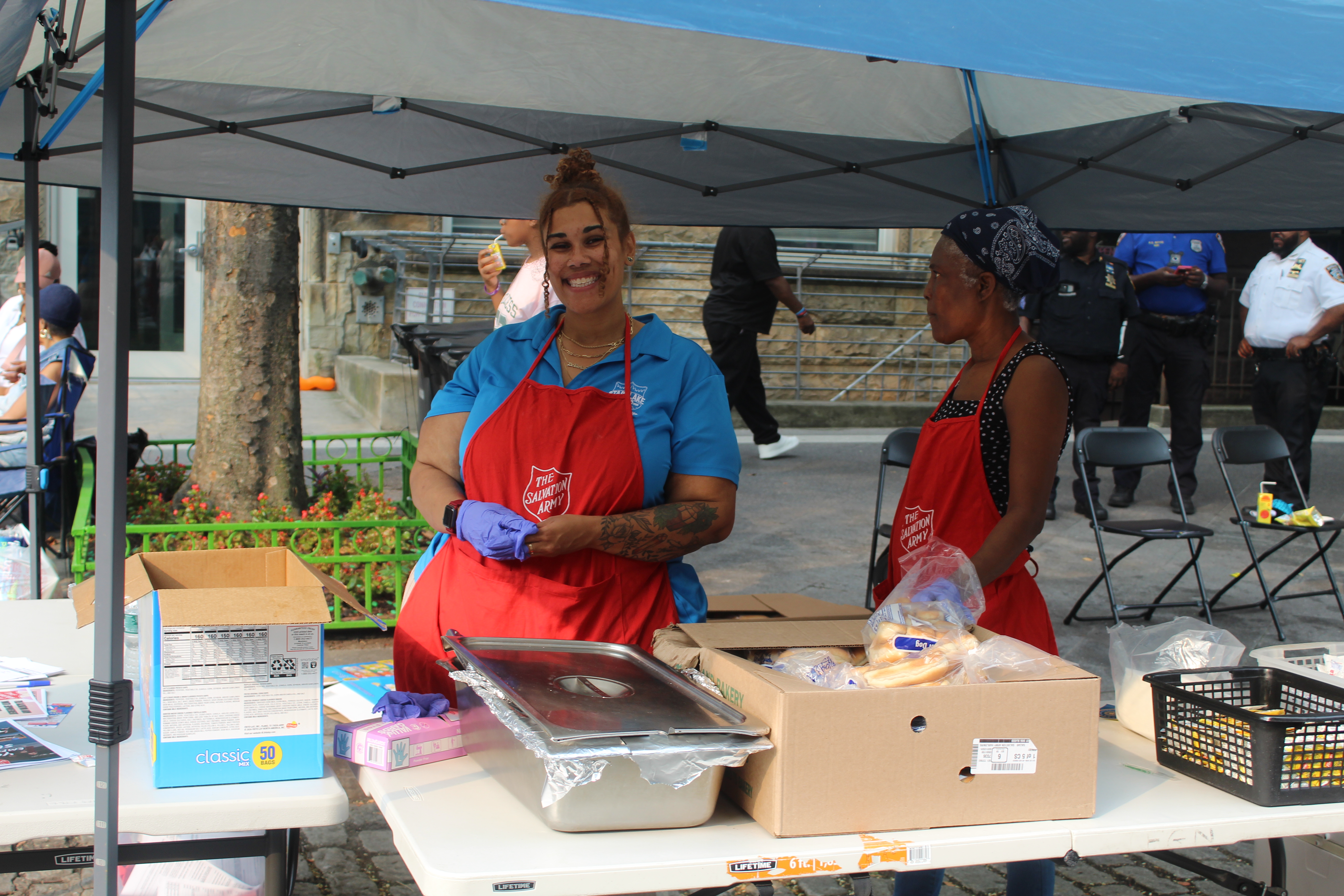 a woman at National Night Out