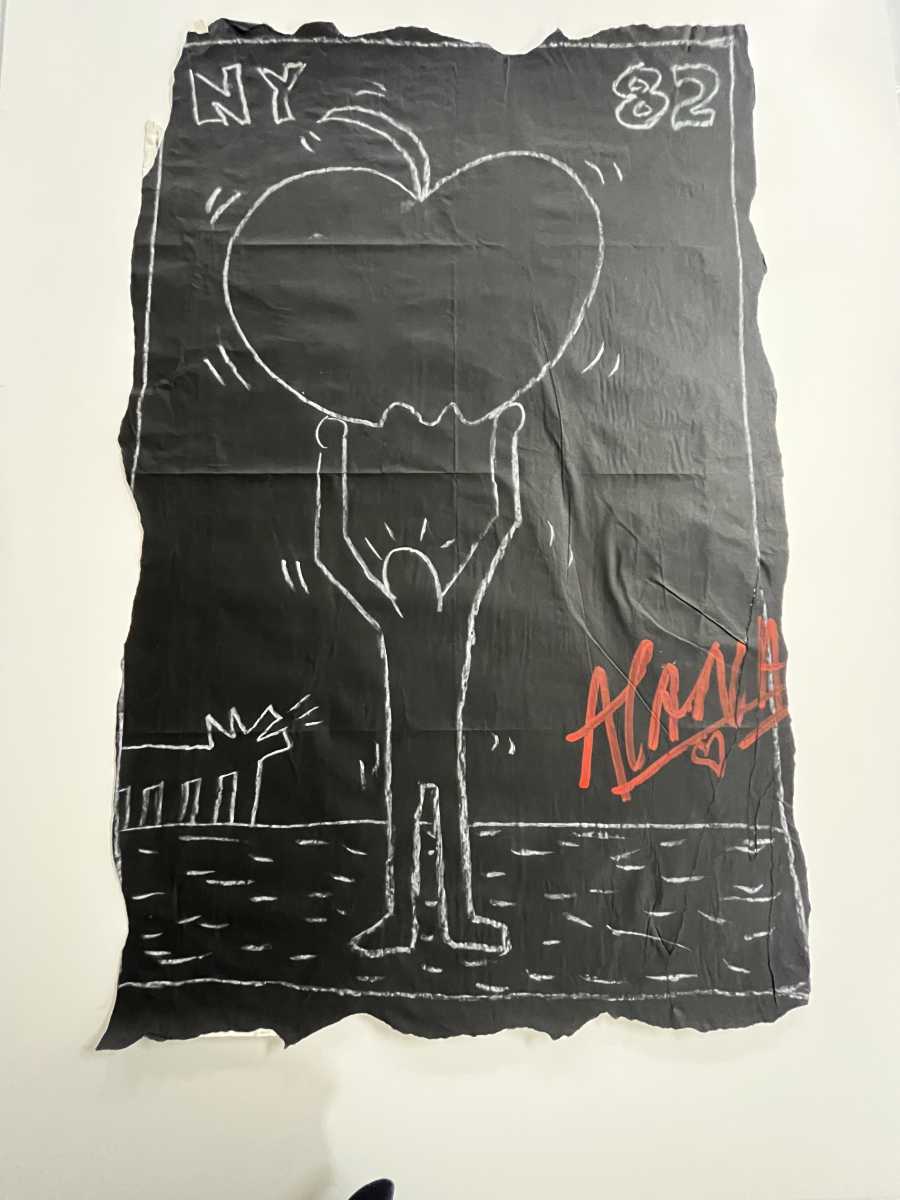 Chalk against the underground: The enduring legacy of Keith Haring's subway drawings 3 Untitled subway drawing by Keith Haring, circa 1982.